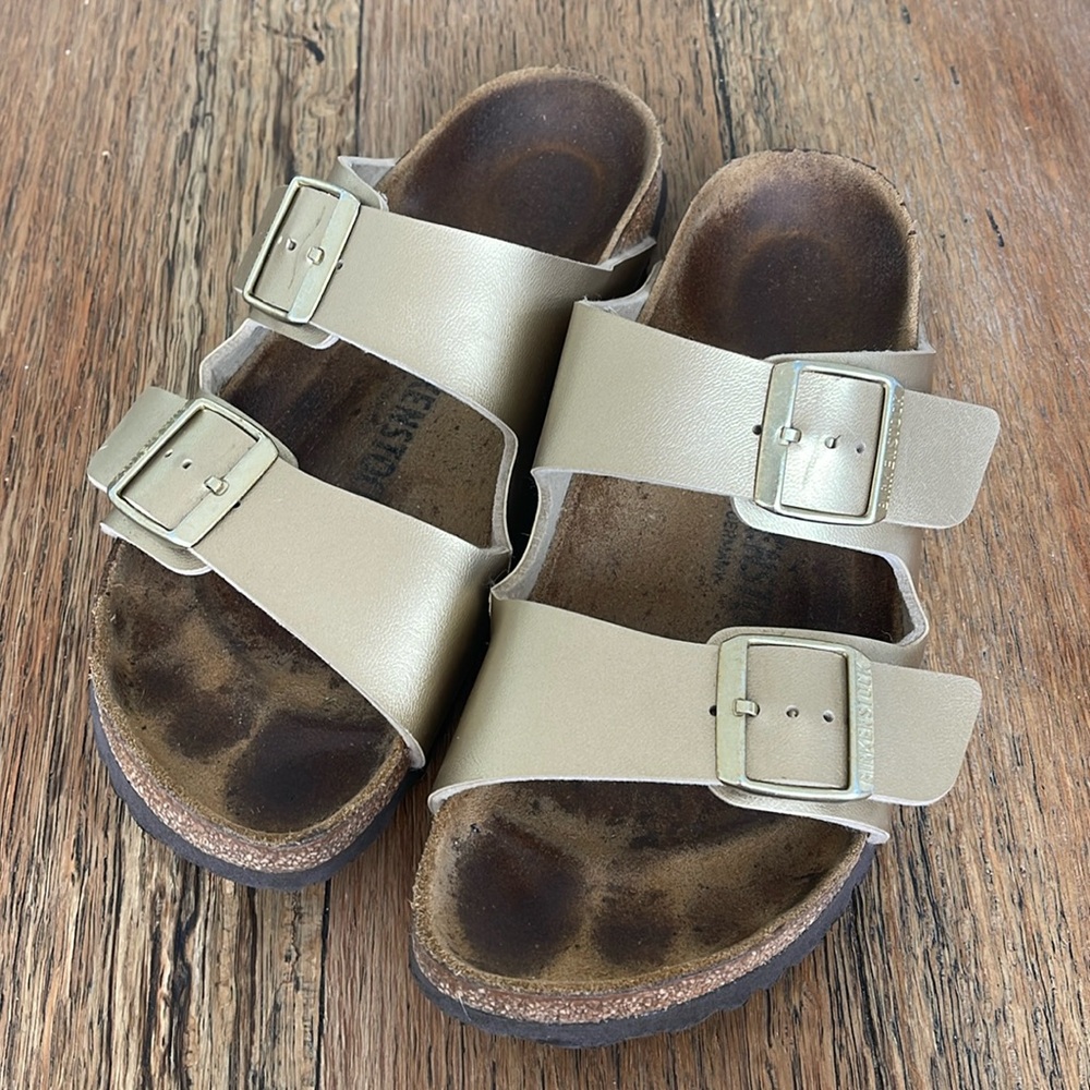Birkenstock Arizona Gold Birko-Flor 39 / 8-8.5